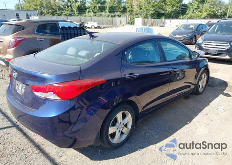 2013 Hyundai Elantra Gls from USA, damaged, VIN 5NPDH4AE1DH176995